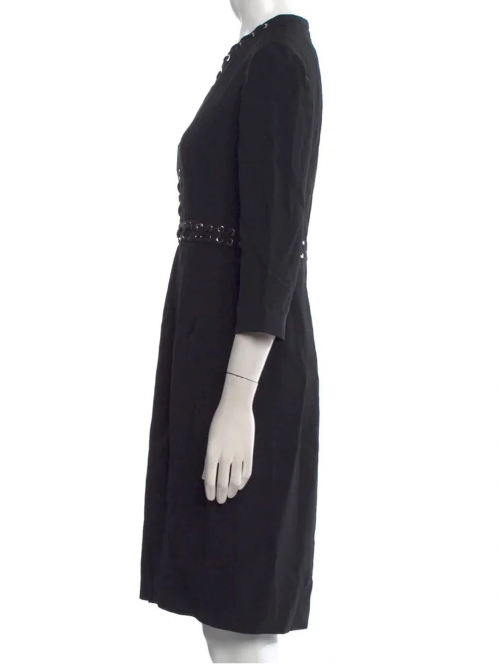 MICHAEL KORS COLLECTION Cady Sheath Dress Made in Italy size 10 $2,275.00 - Picture 6 of 12